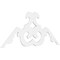 Ekena Millwork Pitch Benson Architectural Grade PVC Gable Pediment, 72"W x 33"H x 1"P (11/12) GPP072X033X100BEN - alternate 1